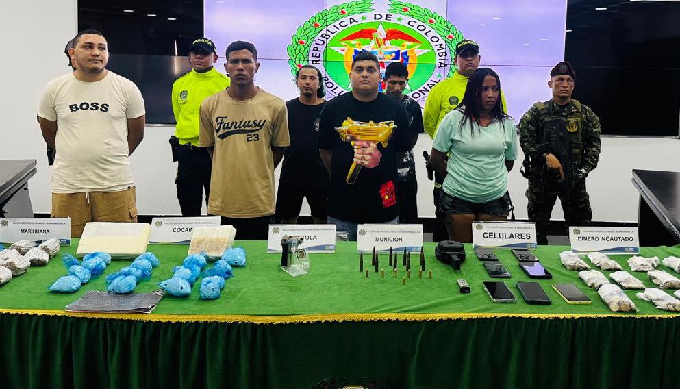 Capturados en Las Gardenias. 