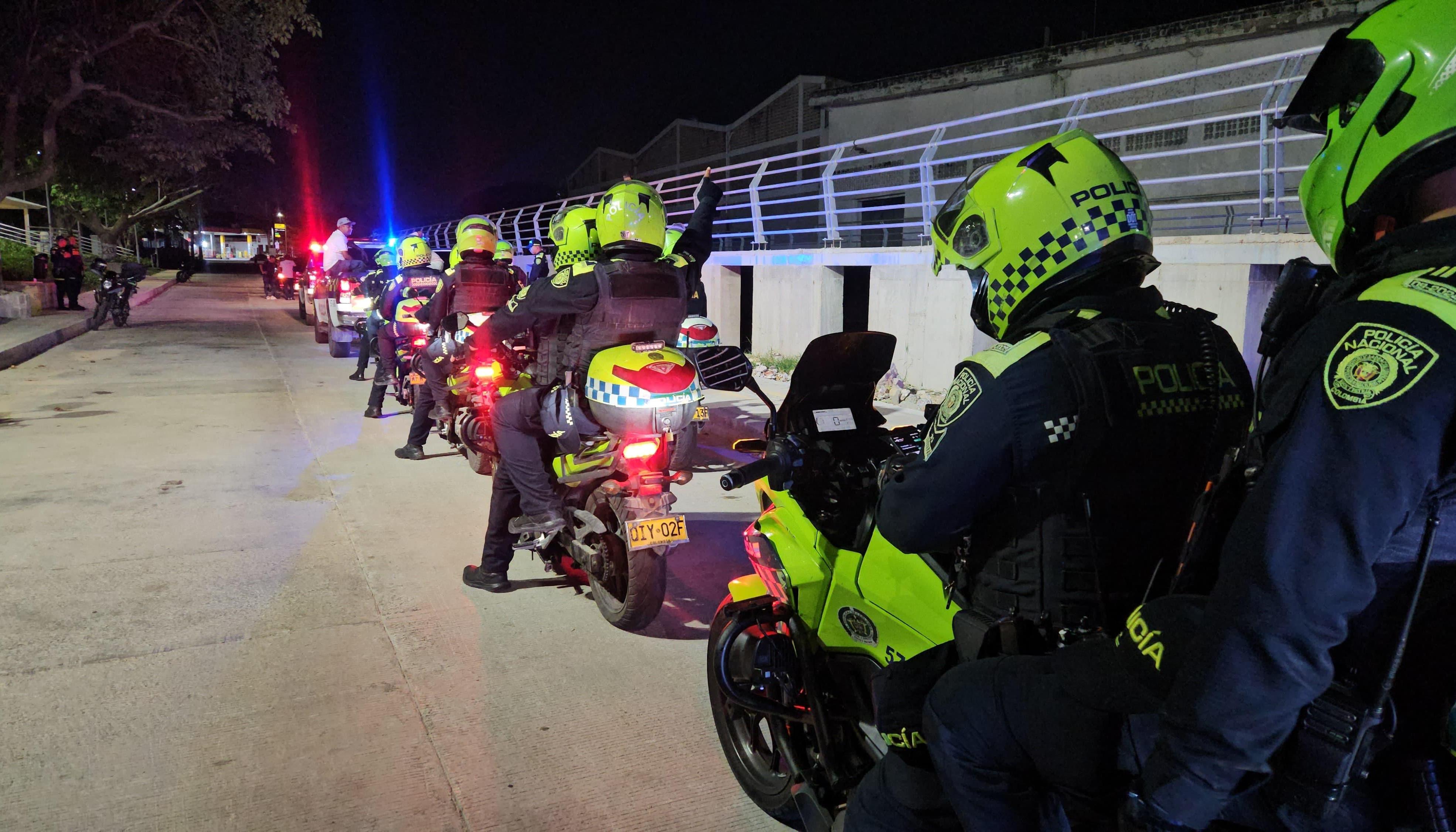 Imagen de las caravanas.