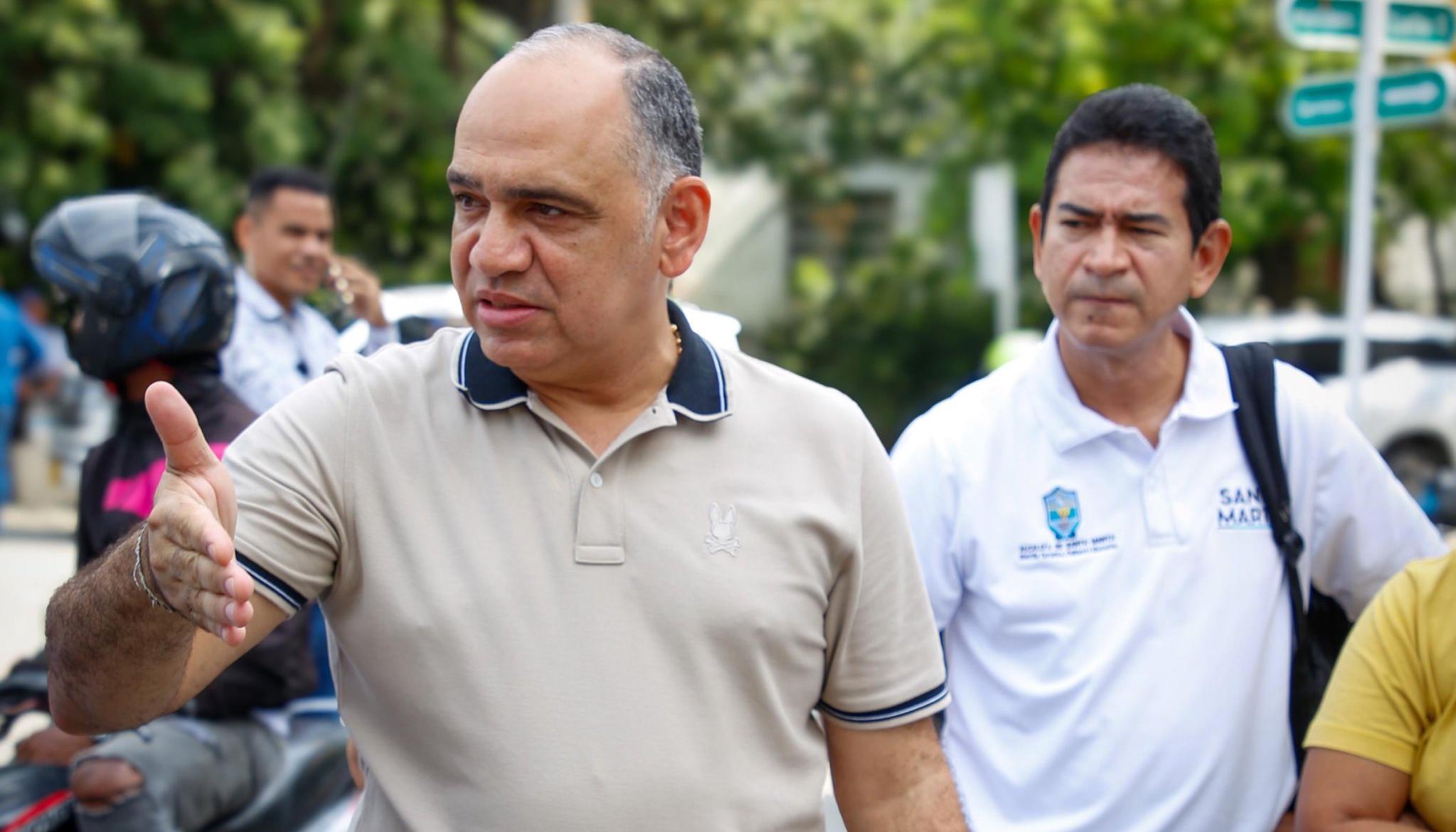 Carlos Pinedo Cuello, alcalde de Santa Marta.