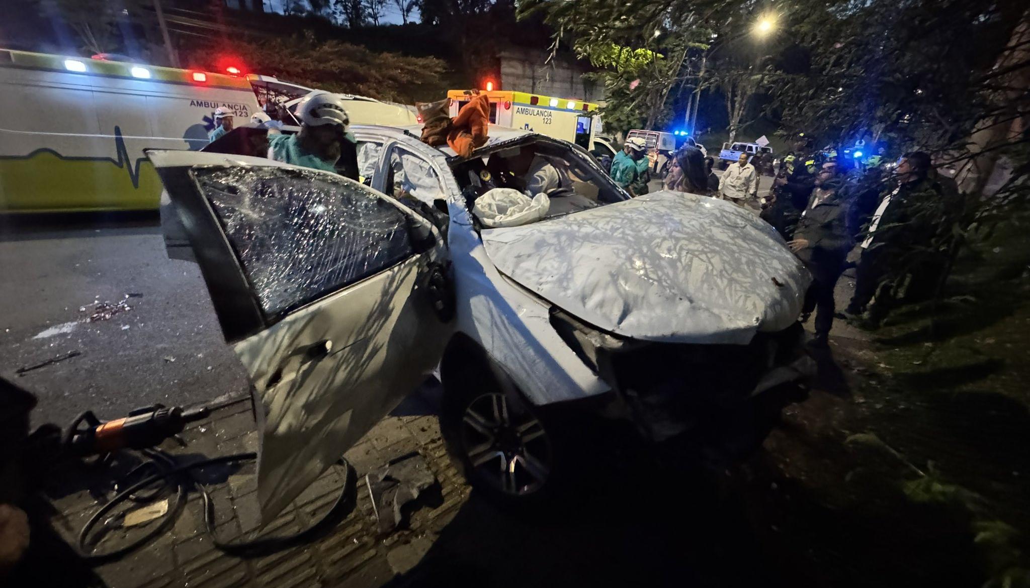 Carro de la caravana de Daniel Palacios.