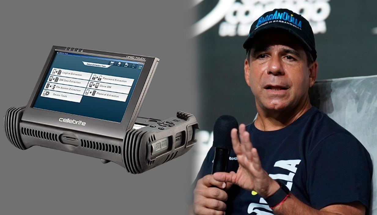 El sistema adquirido y el Alcalde Alex Char.