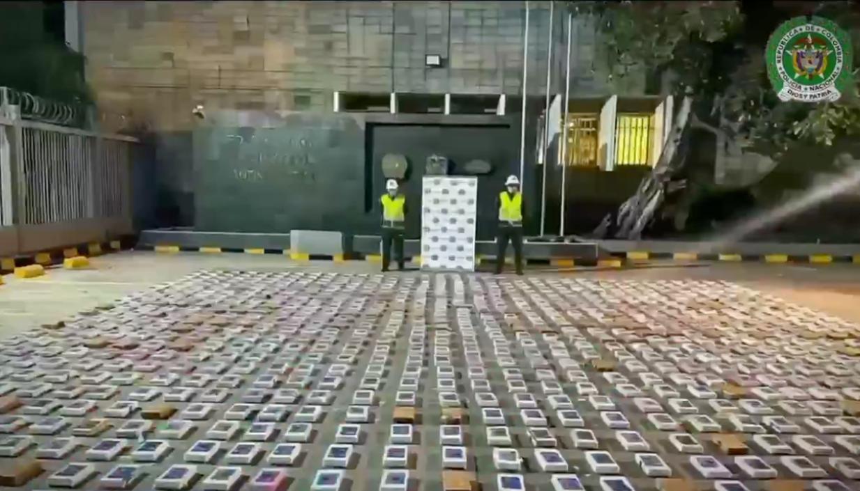 Uno de los cargamentos de cocaína incautados por la Policía este año en el país. 