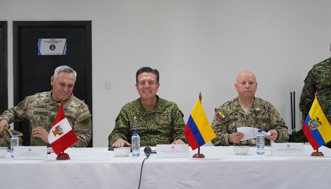Comandantes de Fuerzas Armadas de Perú, Colombia y Ecuador