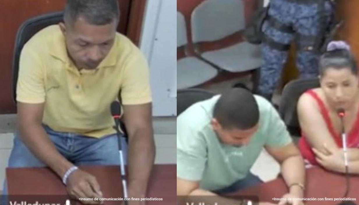 Los tres condenados.