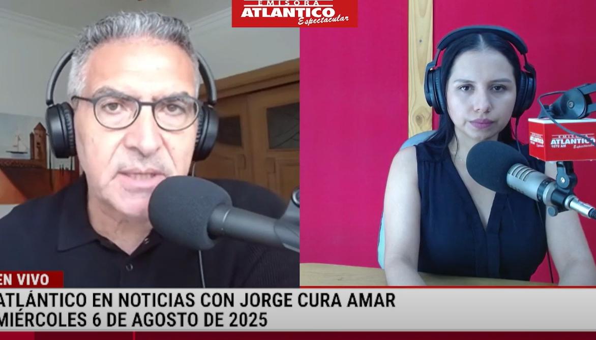Transmisión de Atlántico en Noticias.