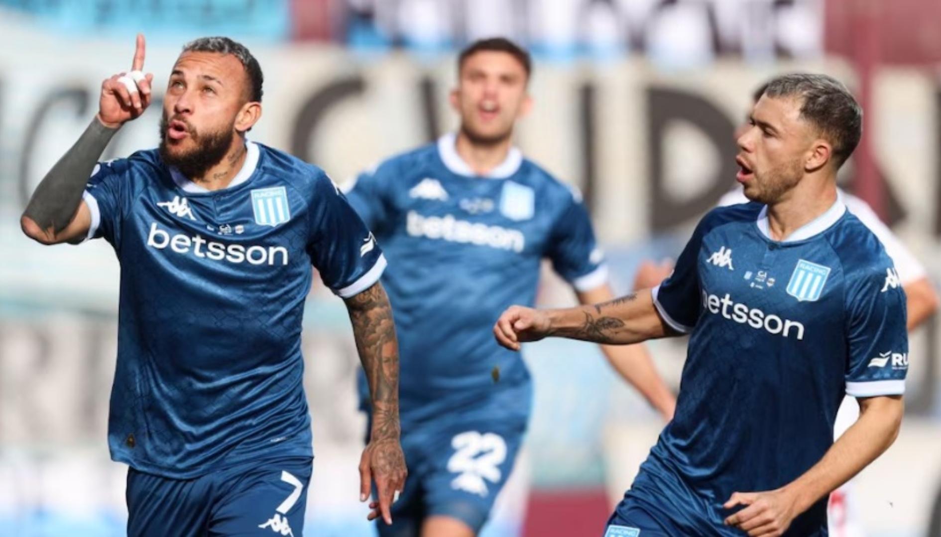 La celebración de Duván Vergara.