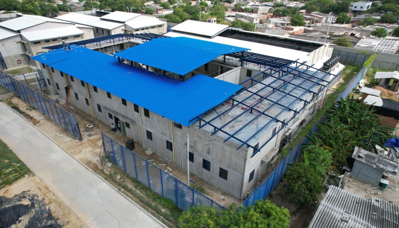 Nuevo bloque de alojamiento para el Inpec en cárcel El Bosque de Barranquilla.