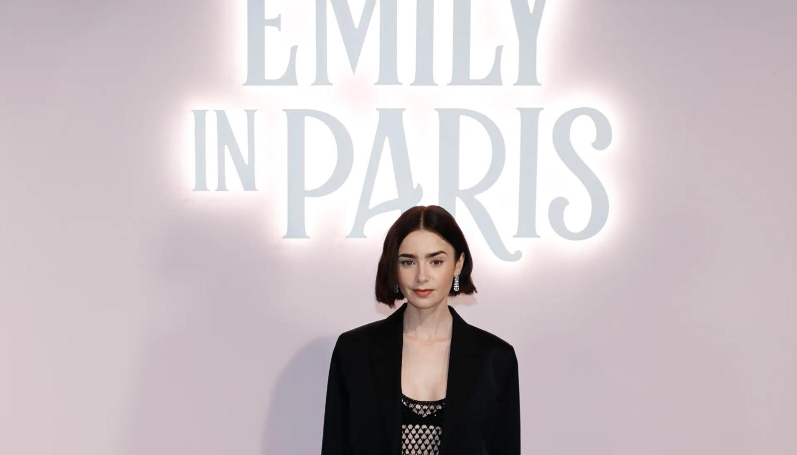 La actriz Lily Collins.