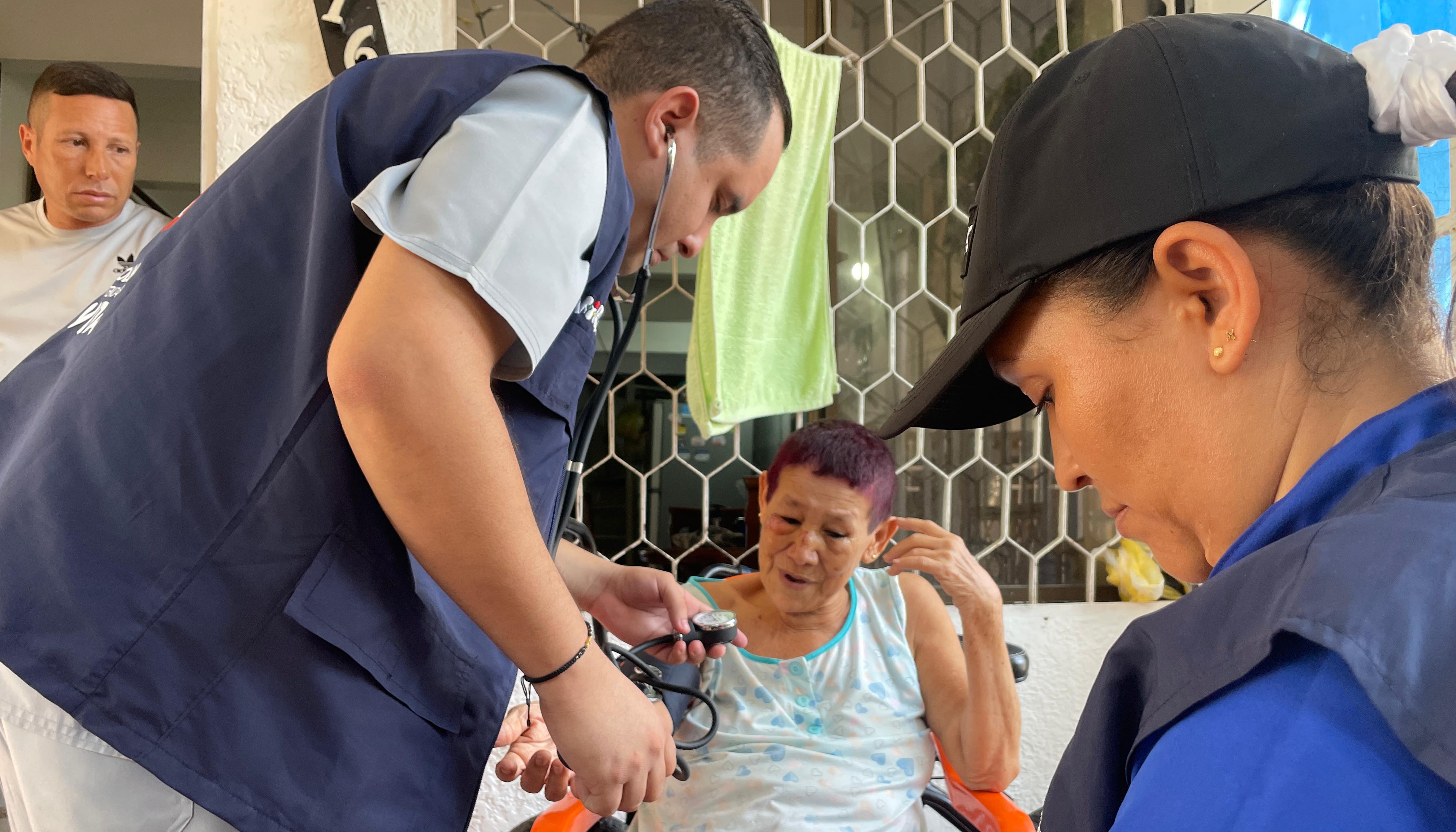 Imagen de la atención de los equipos.