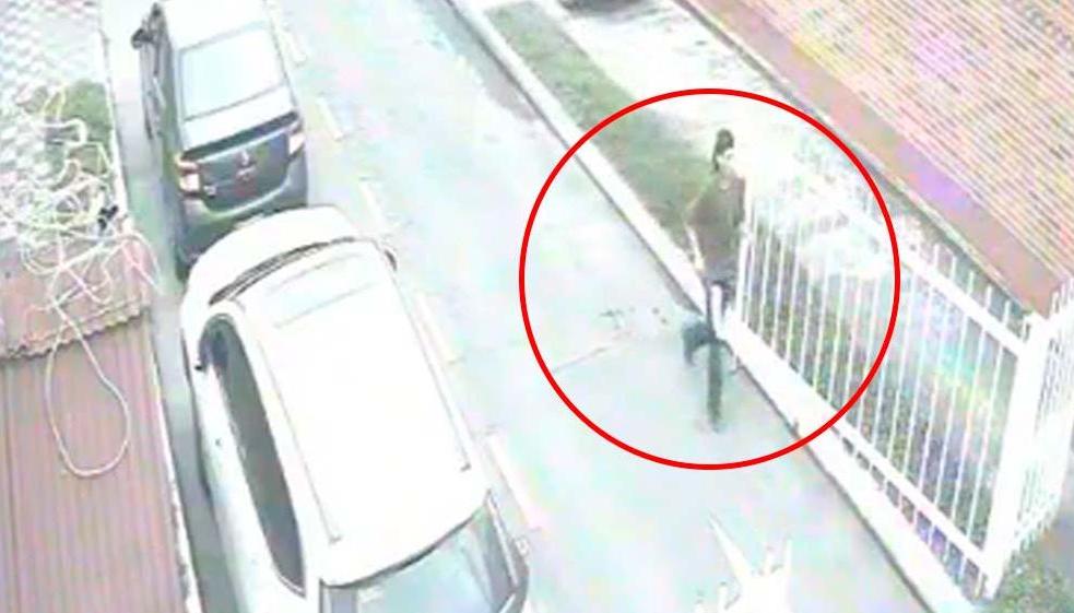 El menor el día del atentado.