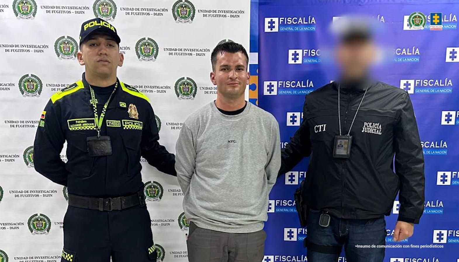 Farid Rojas Rojas, capturado.