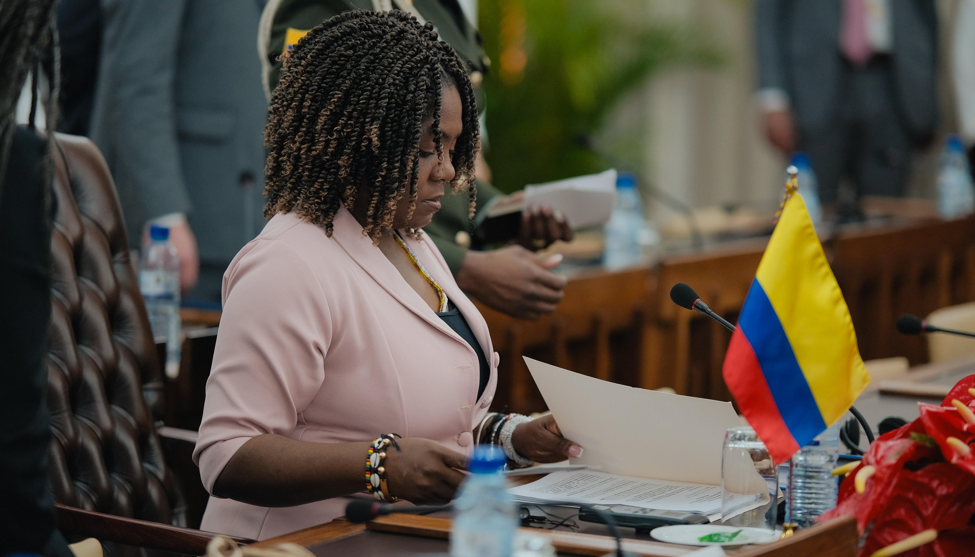 Vicepresidenta Francia Márquez en viaje a África.