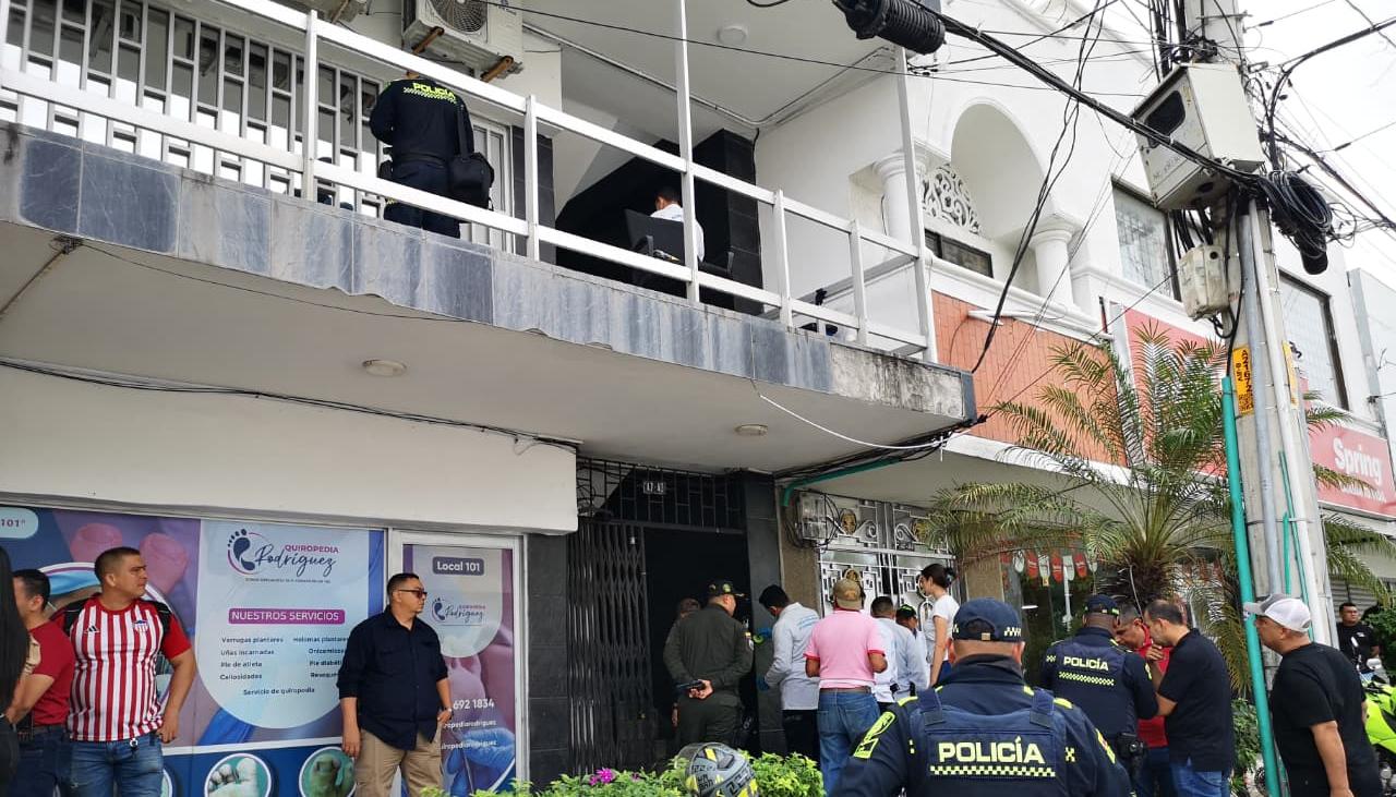 Inmueble donde hallaron el cuerpo. 