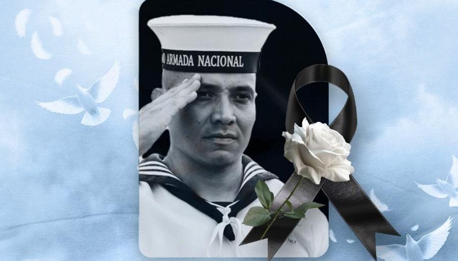 Suboficial de la Armada Jaicer Gómez Balceiro.