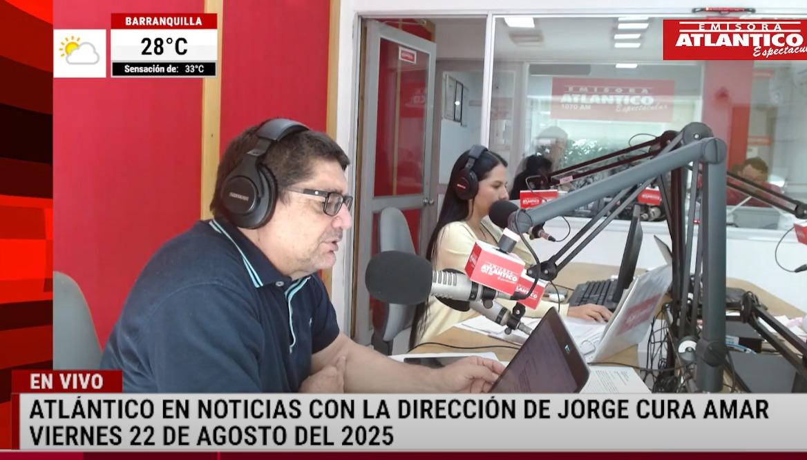 Transmisión de Atlántico en Noticias.