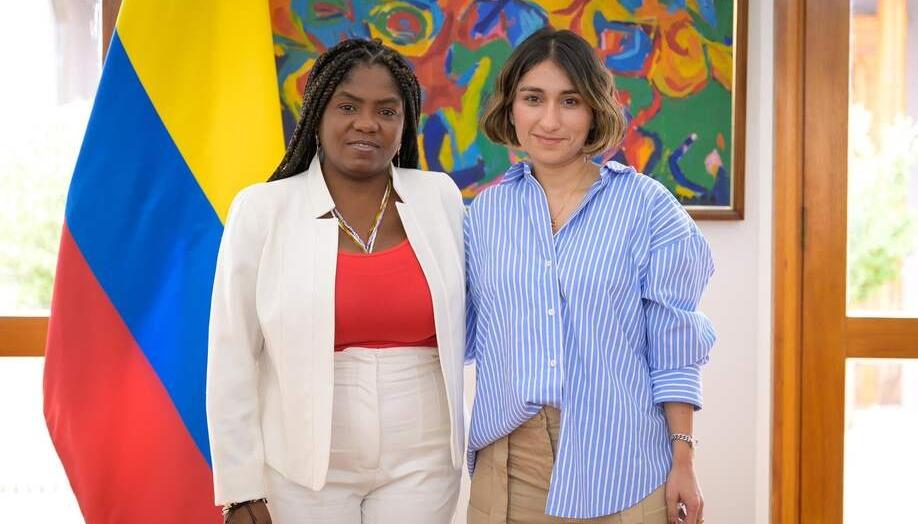 La vicepresidenta Francia Márquez y Laura Sarabia.