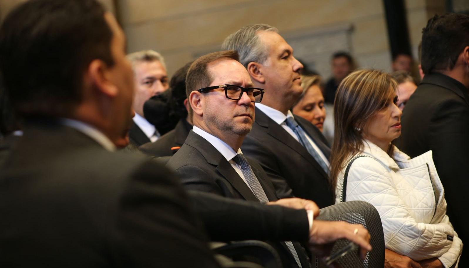 Lidio García, presidente del Senado.