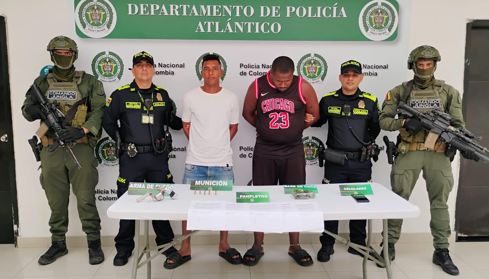 Las capturas fueron realizadas por la Policía de Atlántico. 