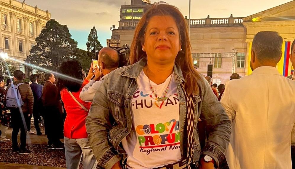 Mary Luz Herrán, exesposa del Presidente Petro.