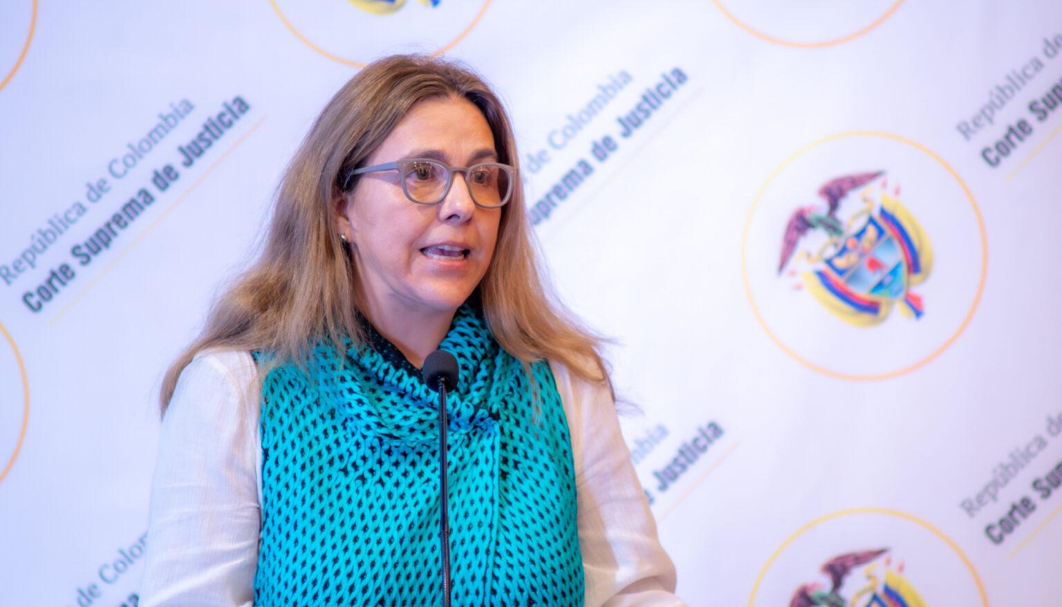 Adriana Consuelo López Martínez, magistrada de la Corte Suprema.