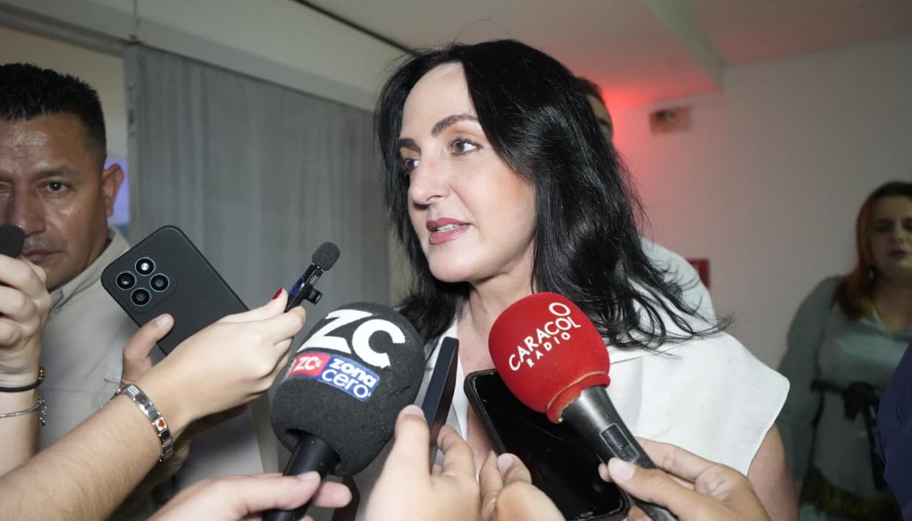 La precandidata presidencial María Fernanda Cabal.