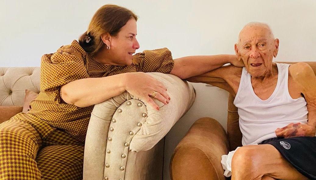 La excongresista Martha Villalba y su padre, Rafael Villalba Guerra.