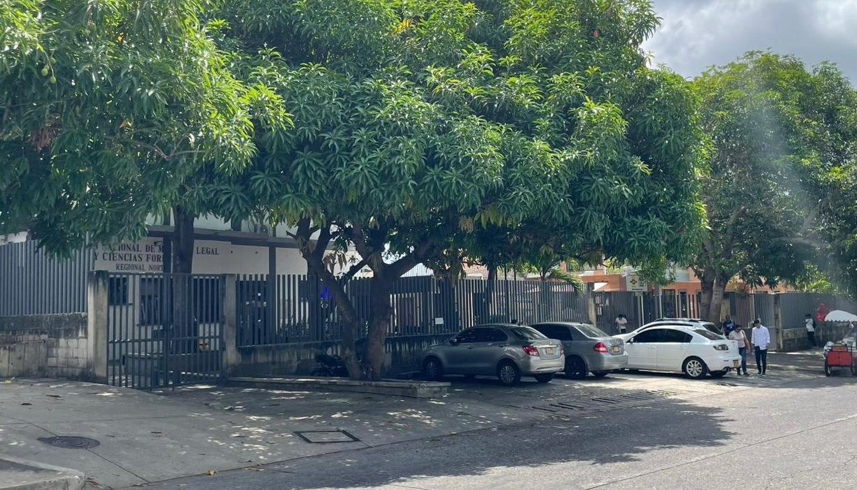 Fachada de Medicina Legal en Barranquilla.