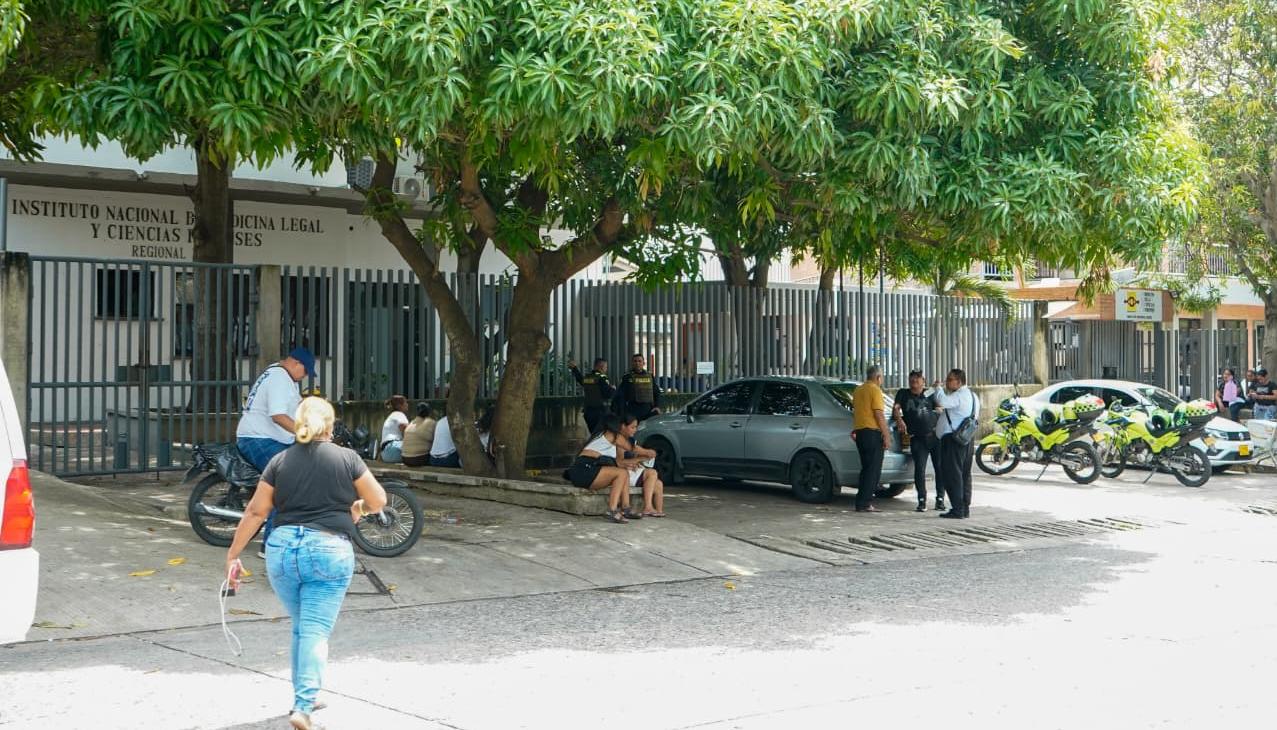 Fachada de Medicina Legal, en Barranquilla. 