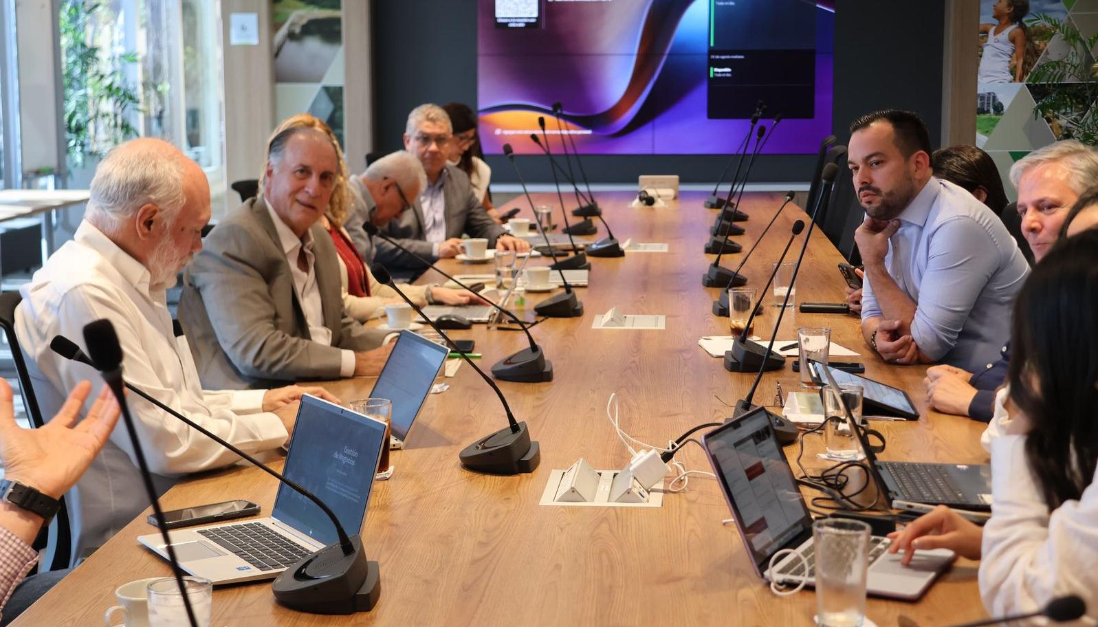 Imagen de la reunión.