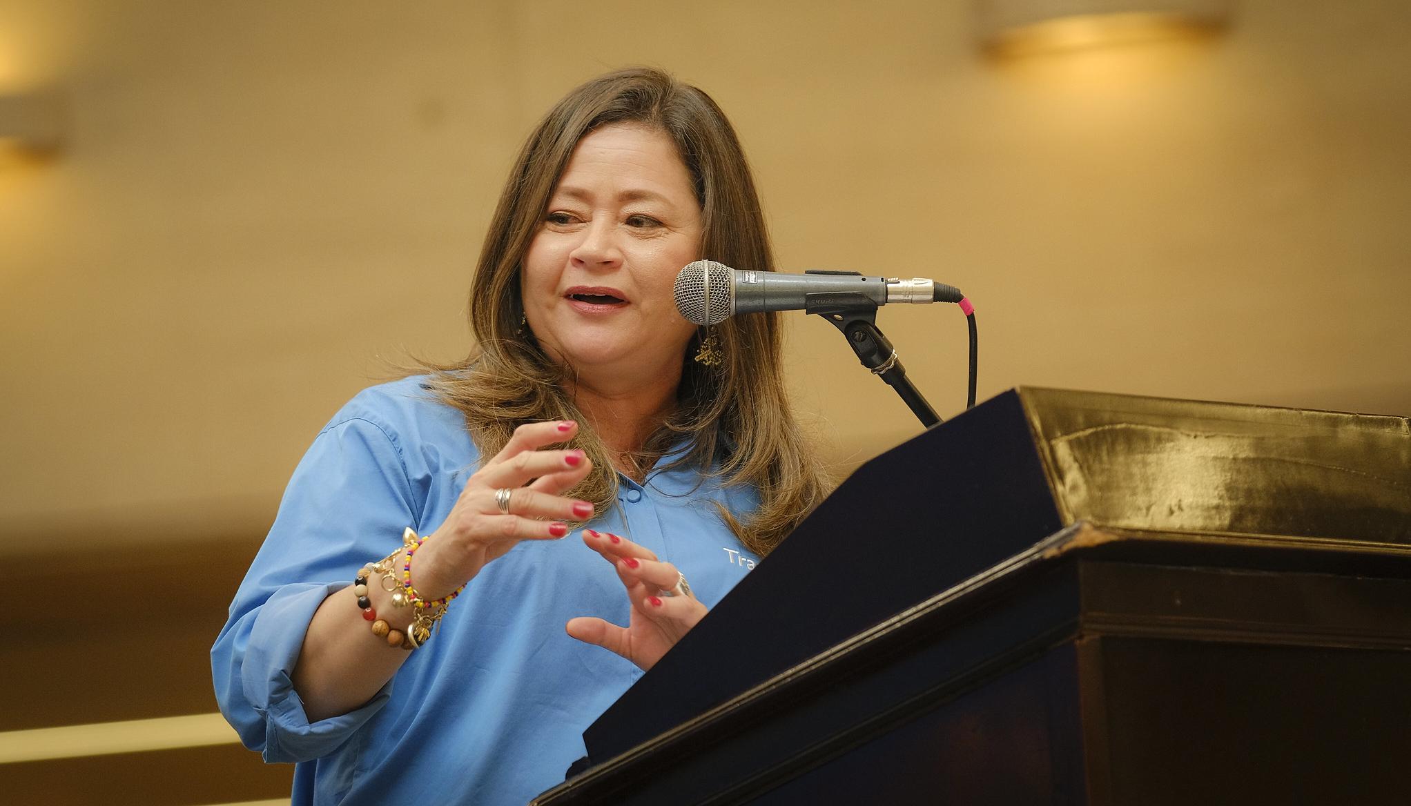 María Fernanda Rojas, ministra de Transporte.