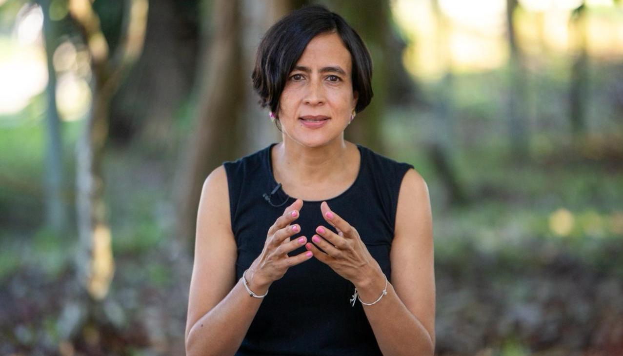 La precandidata presidencial Susana Muhamad.