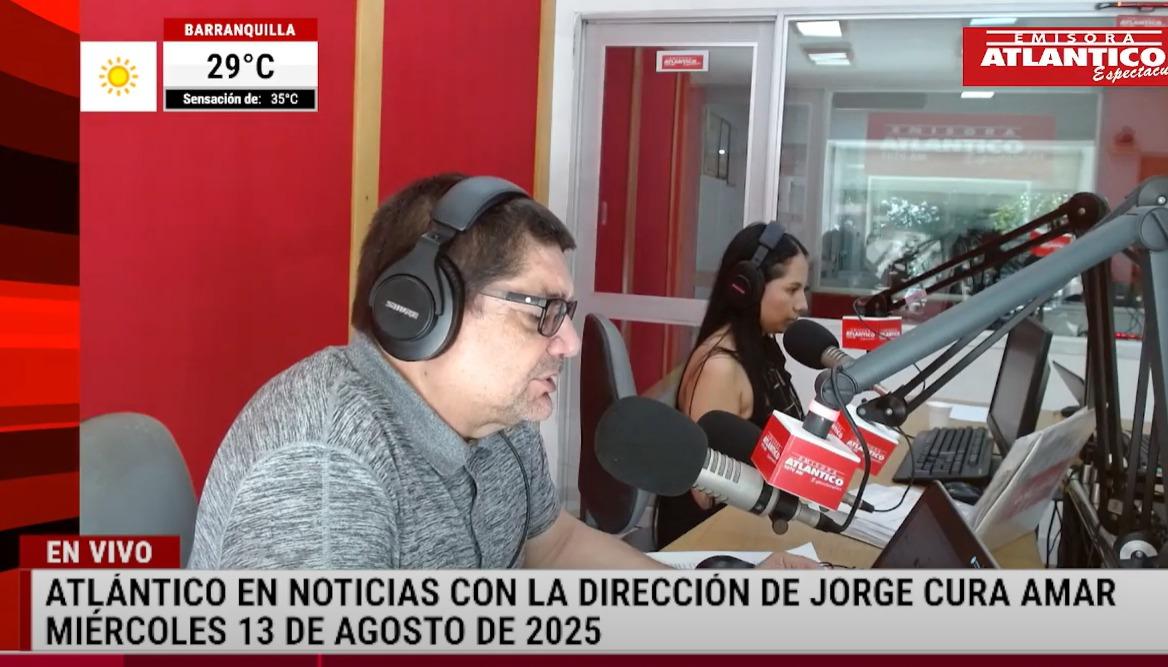 Transmisión de Atlántico en Noticias.