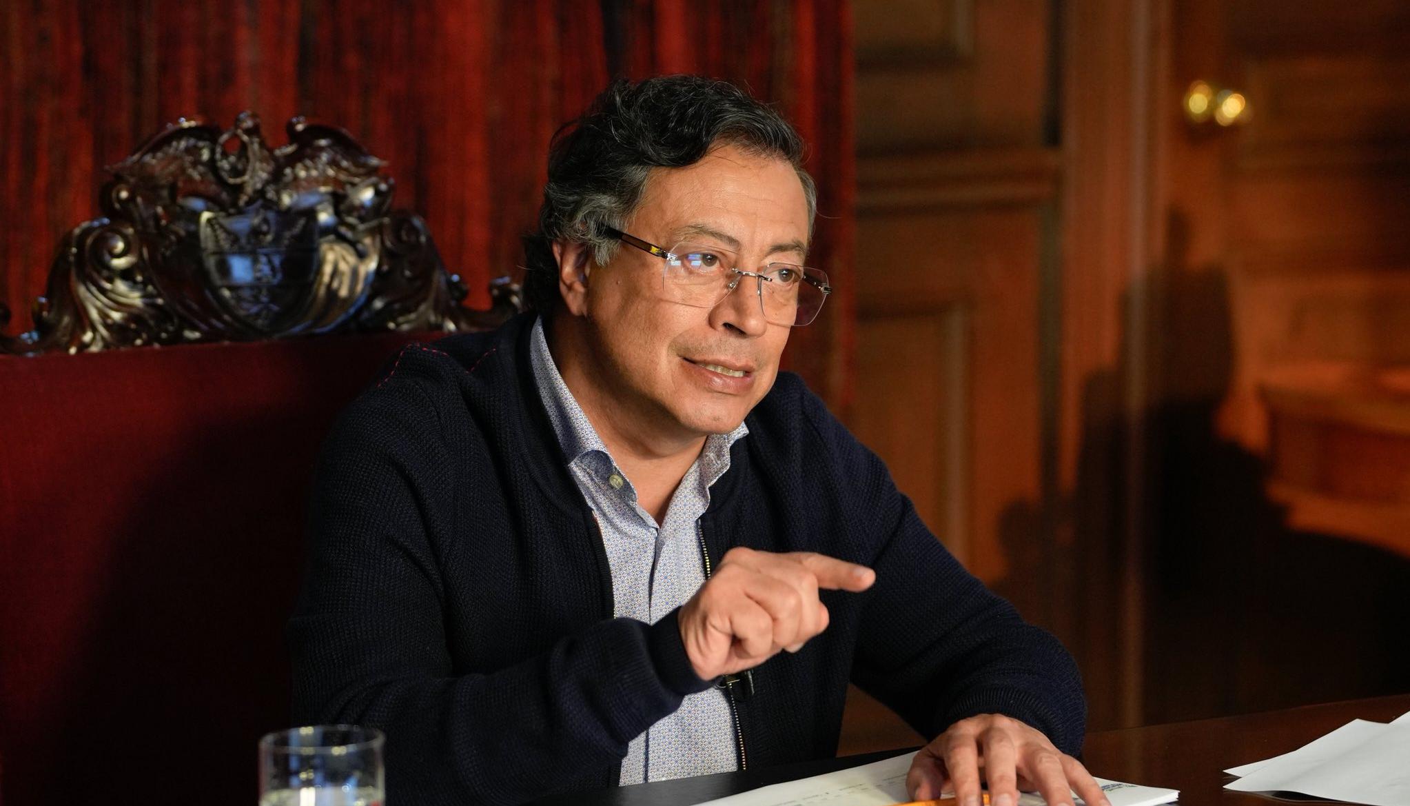 El Presidente Gustavo Petro.