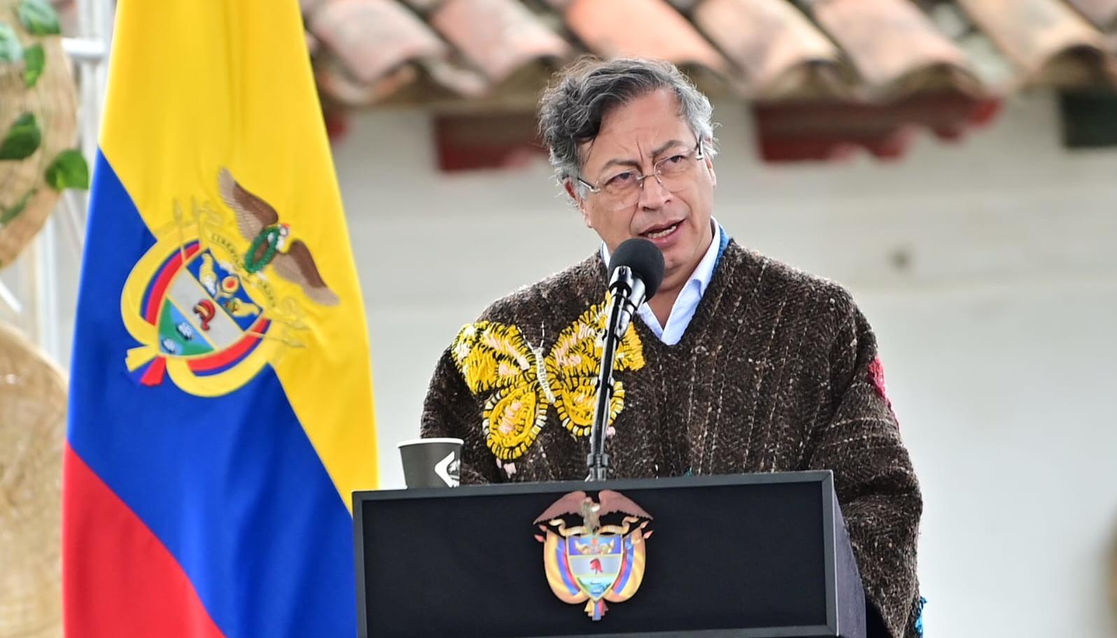 El Presidente Gustavo Petro.