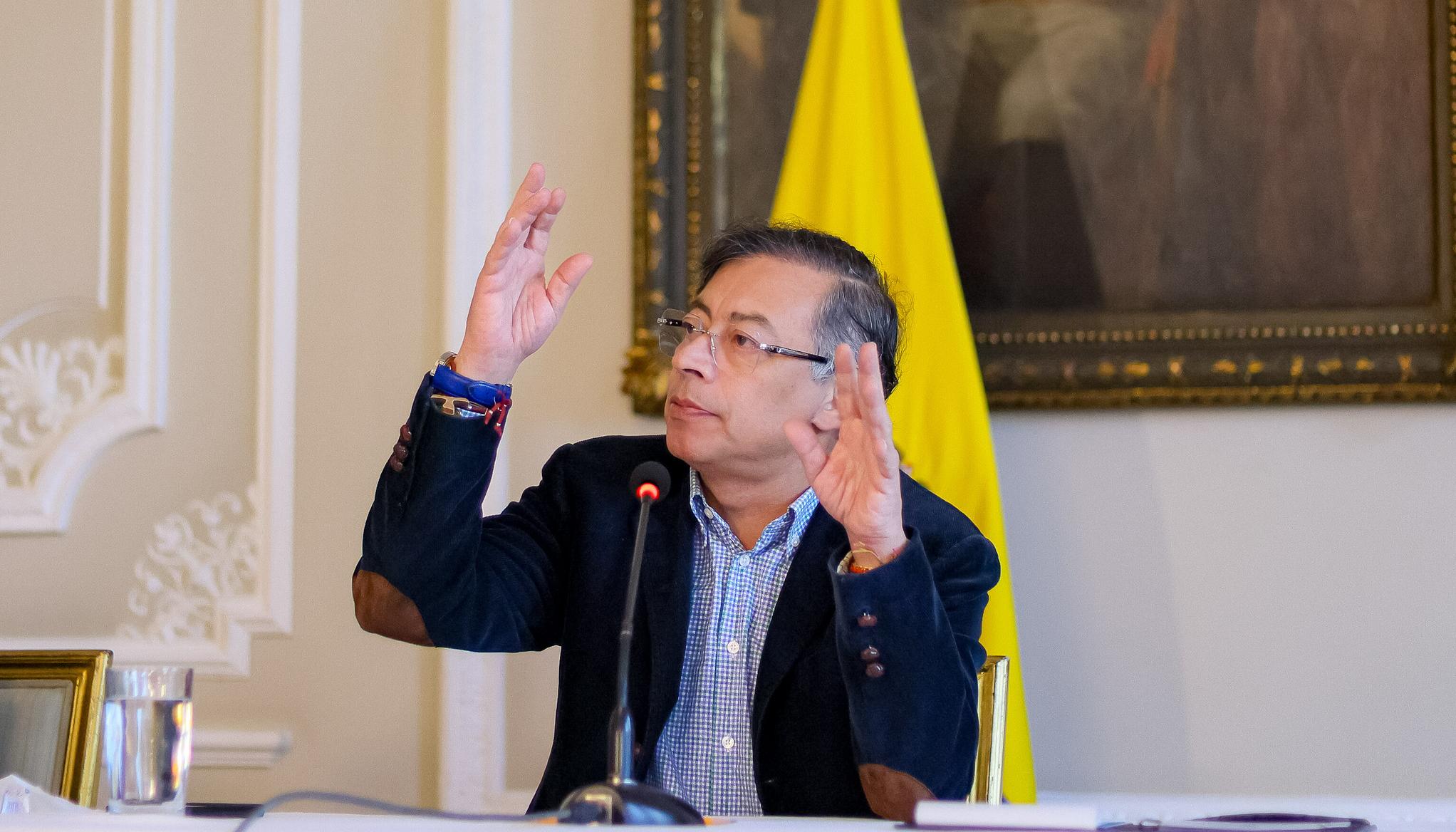 El Presidente Gustavo Petro.