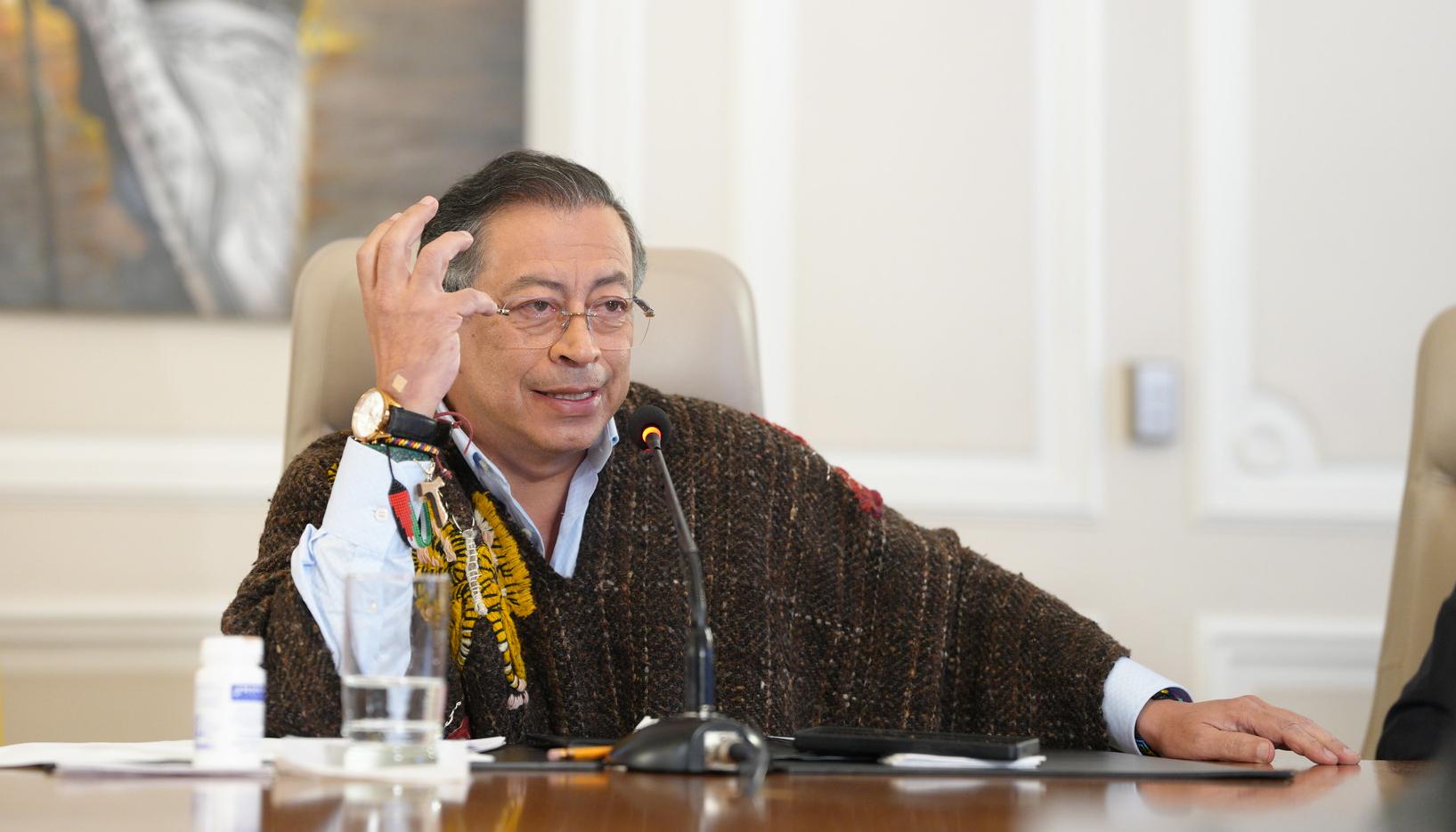 El Presidente Gustavo Petro.