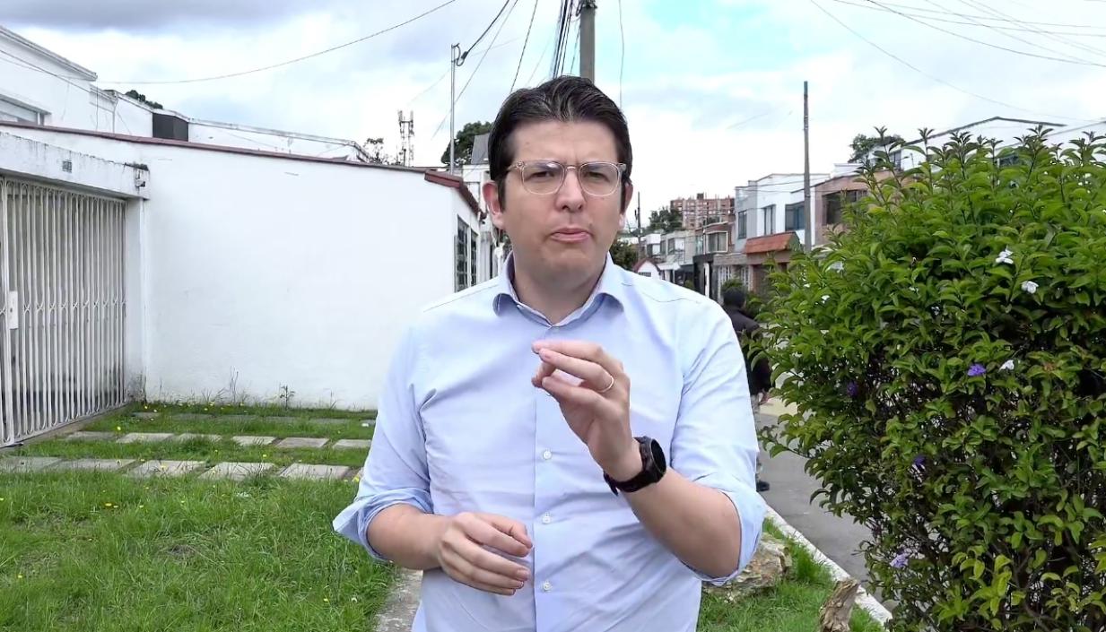 Senador y precandidato presencial Miguel Uribe Turbay. 