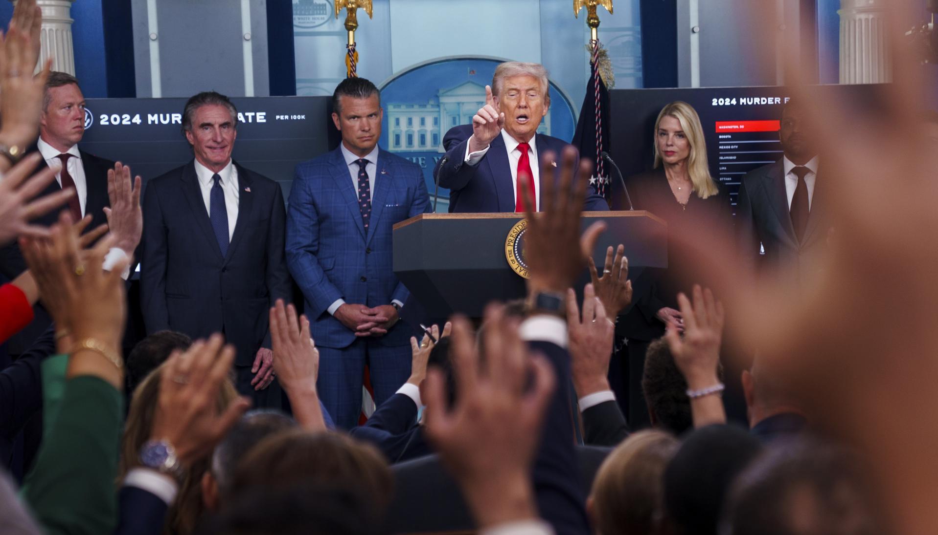 Donald Trump, Presidente de Estados Unidos. 