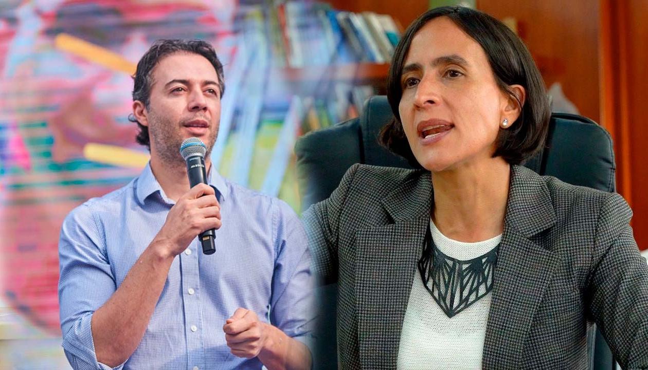 Daniel Quintero y Susana Muhamad.