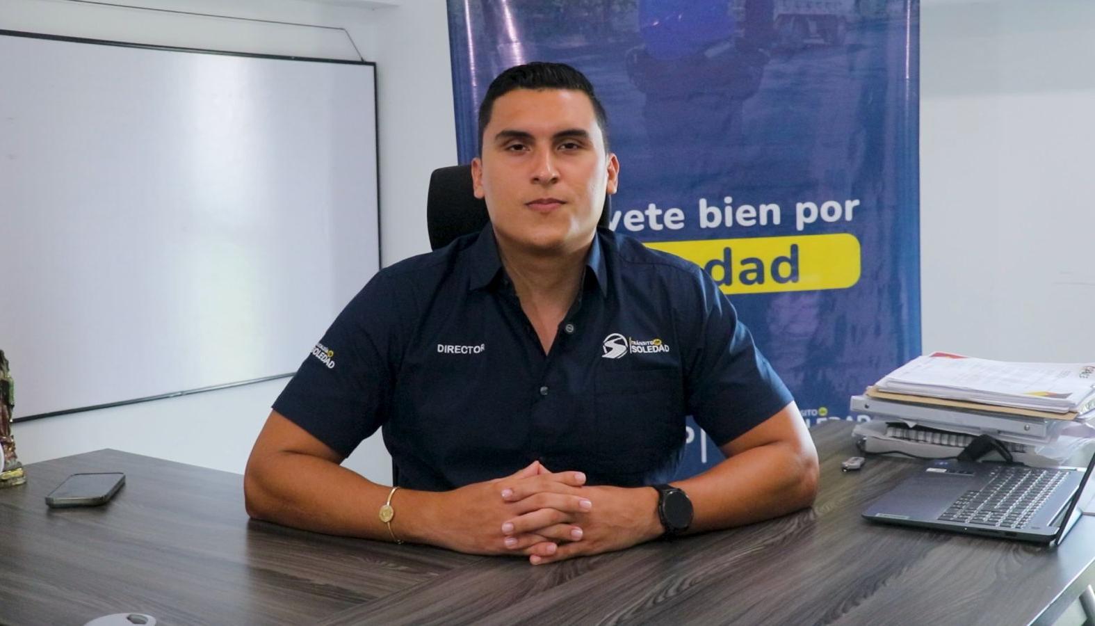 Santander Donado, director de Tránsito de Soledad. 