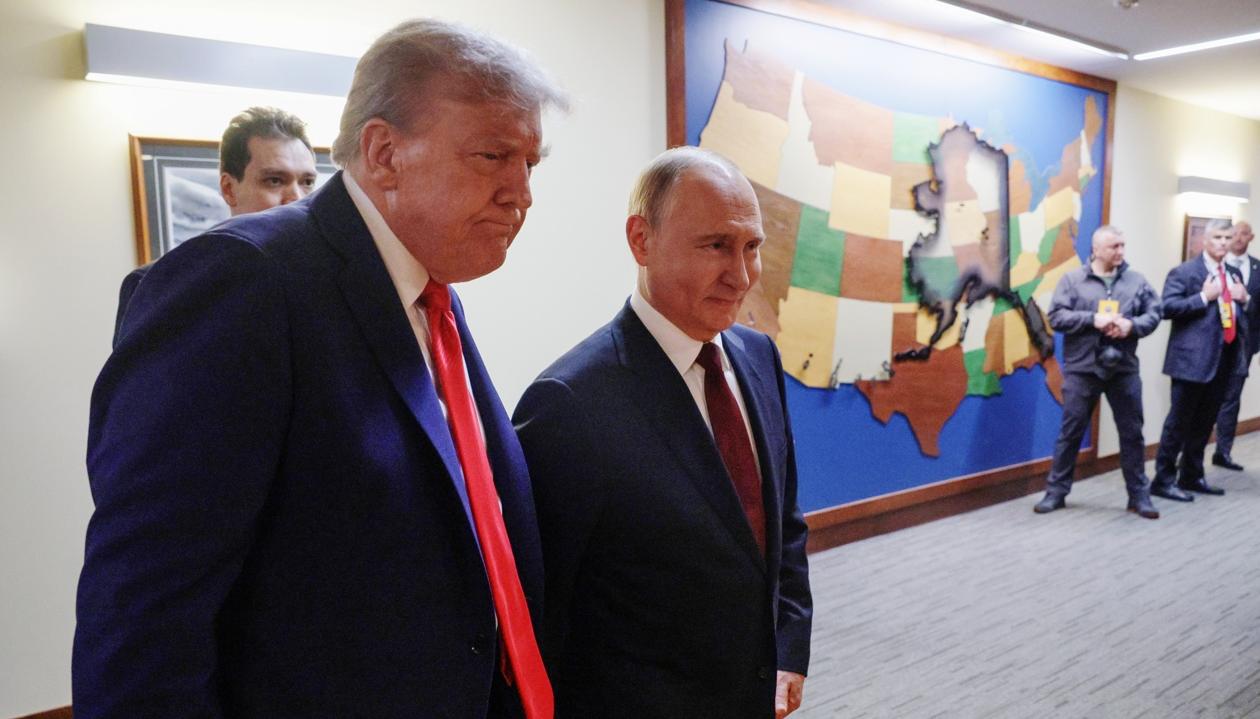 Donald Trump y Vladímir Putin.