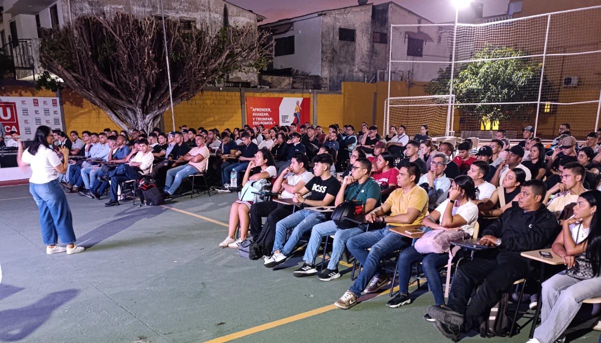 Jornada de bienvenida de nuevos estudiantes a la Corporación Universitaria Politécnico Costa Atlántica.