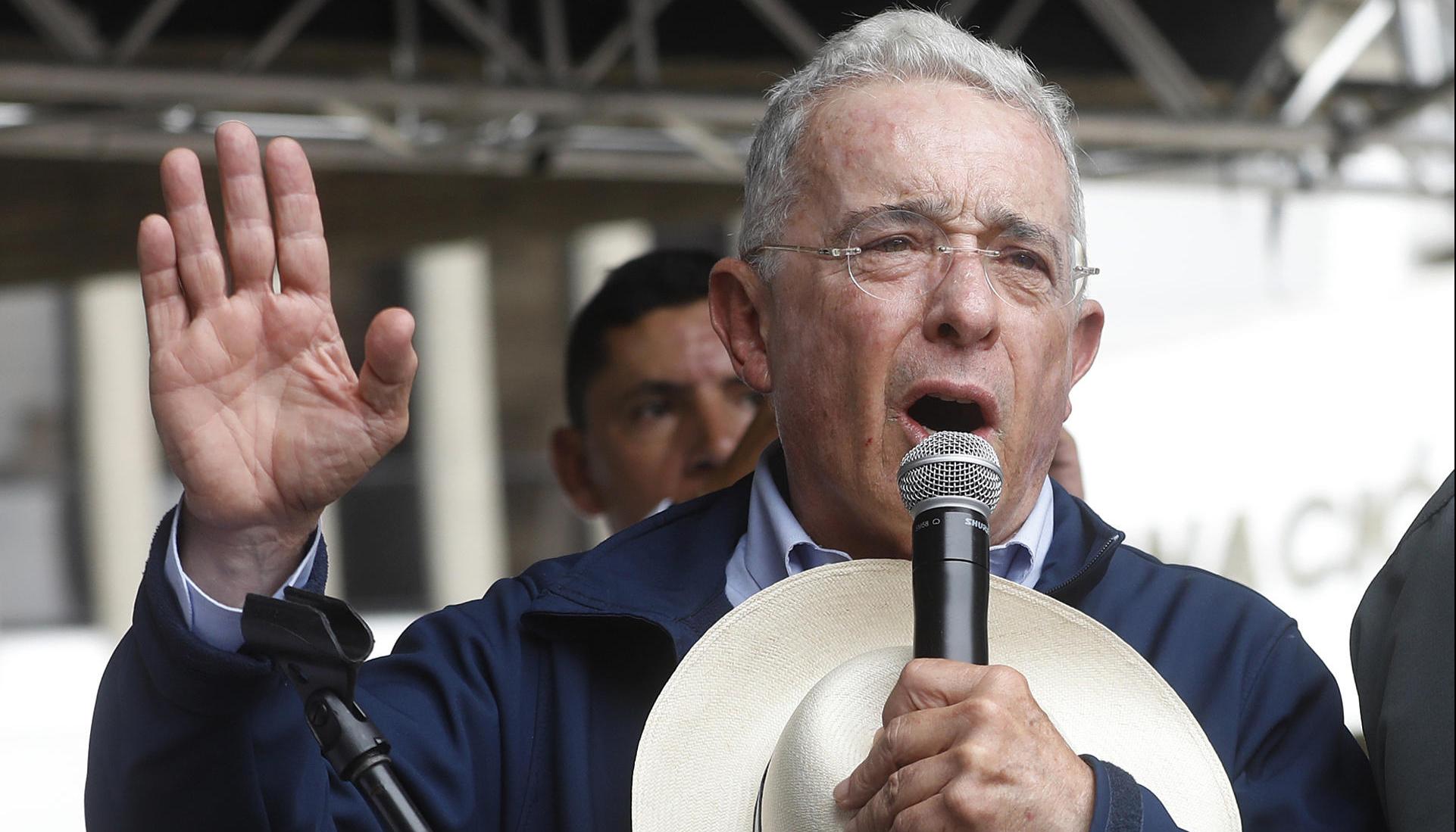 Álvaro Uribe, expresidente de Colombia.
