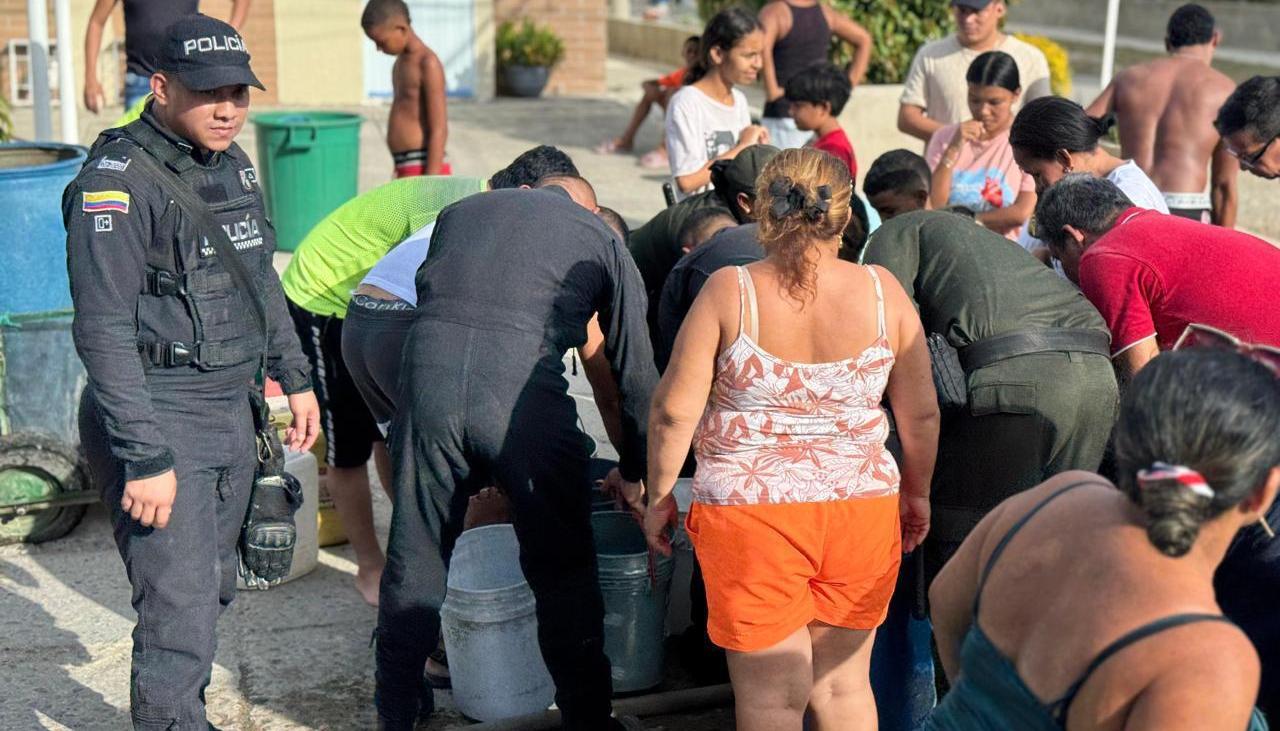 20.000 habitantes de este sector se ven afectados. 