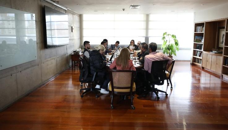 Imagen de la visita de la Procuraduría General de la Nación.