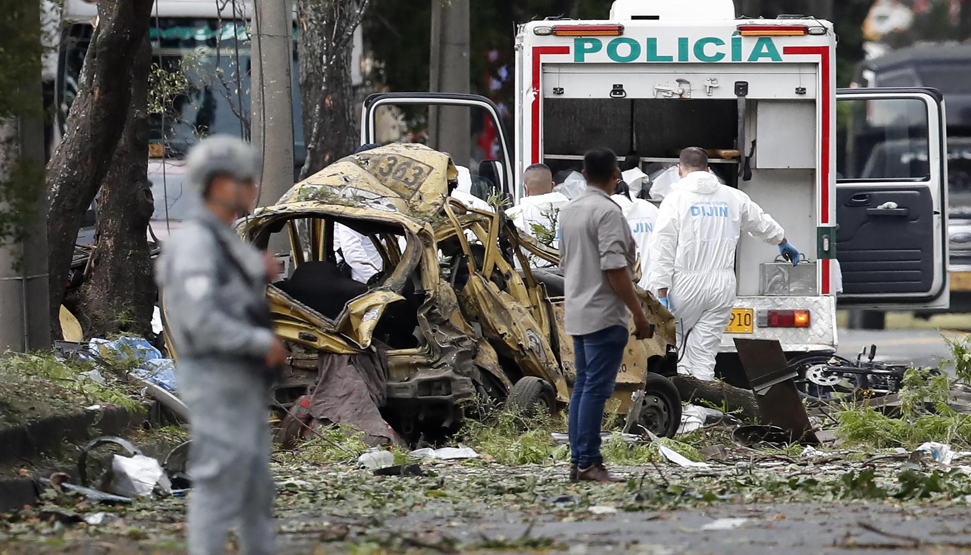 Atentado en Cali.