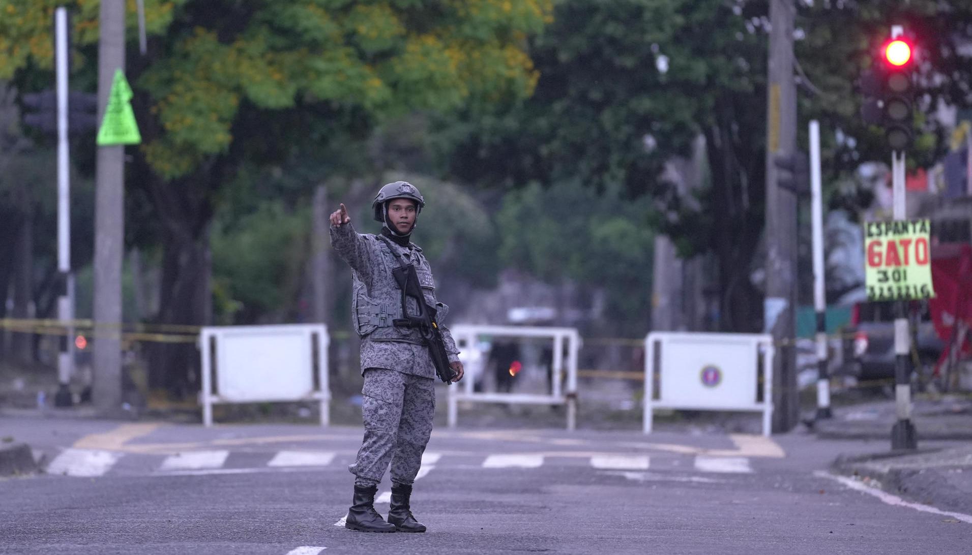 Explosión de carro bomba en Cali.