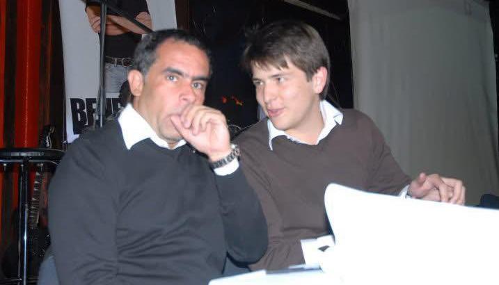 Armando Benedetti y Miguel Uribe Turbay (Q.E.P.D)