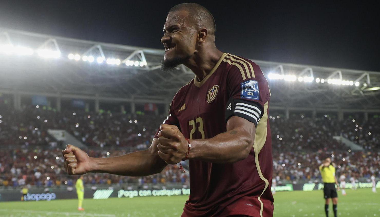 Salomón Rondón, capitán de Venezuela.