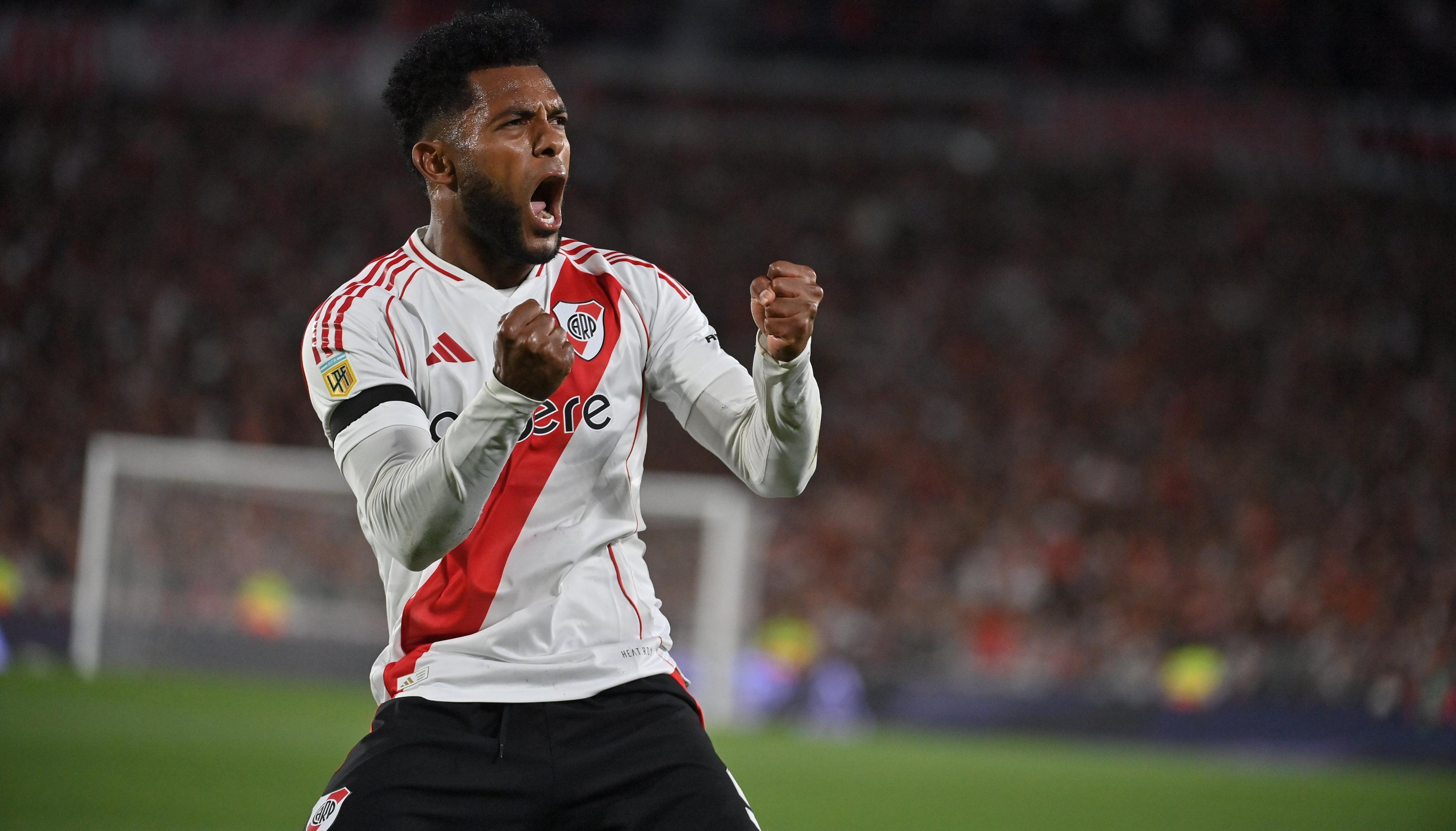 Miguel Ángel Borja no vive su mejor momento en River Plate. 